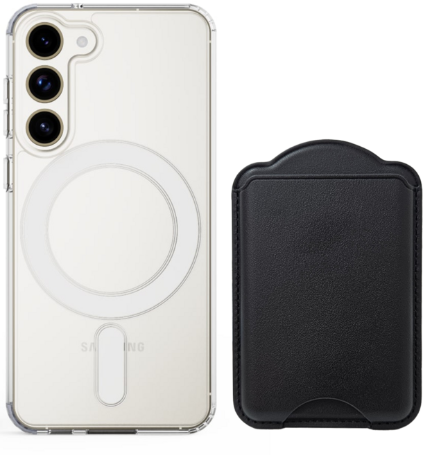 가꼬싶다 강력 갤럭시 맥세이프 케이스 + 3장 수납 카드지갑 세트