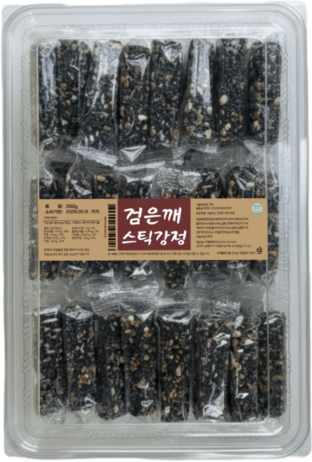 미림제과 명인수제 검은깨강정, 3개, 200g