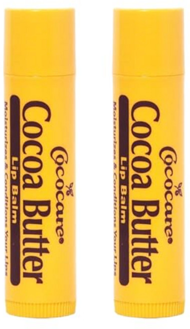 Cococare Cocoa Butter Lip Balm - The Little Yellow Stick Enriched with Natural Cocoa Butter - Con, 1개