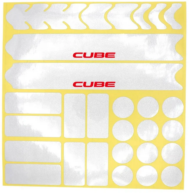 큐브 자전거 프레임 보호 키트 탄소 필름 스티커 MTB BMX 페인트 보호, 05 실버