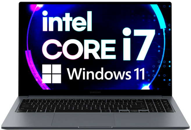 삼성전자 갤럭시북4 인텔 코어 i7 윈도우11 가성비 사무용 업무용 대학생 동영상 노트북추천, 그레이, NT750XGR-A71A, 512GB, 16GB, WIN11 Home