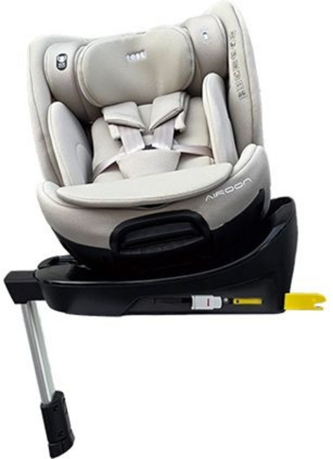토드비 에어룬 아이사이즈 360 회전형 유아 카시트 (ISOFIX), 블랙