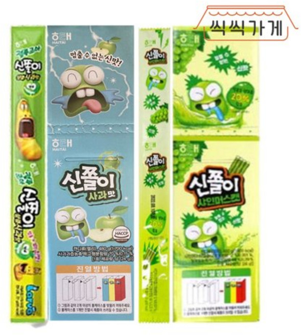 신쫄이 사과맛 24g + 샤인머스캣맛 24g 20개씩 40개