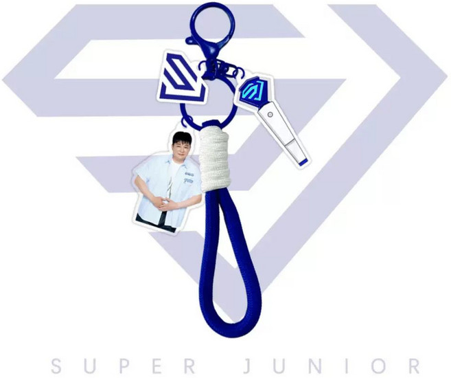 SUPER JUNIOR 亞克力鑰匙扣掛件, 1個, 4版
