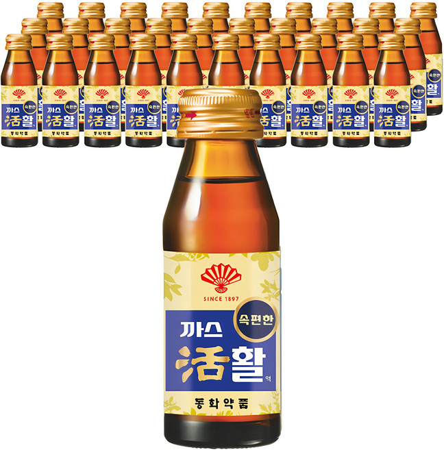 동화약품 부채표 까스활, 75ml, 40개