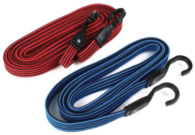 코텍 오토바이줄 2m 4m 로프 쇼핑카트끈 바구니끈 자전거줄, 2m(색상랜덤), 1개
