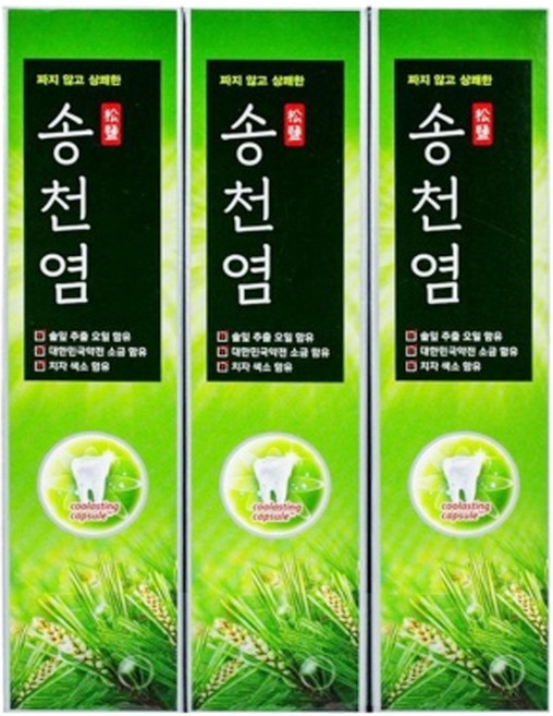 아모레퍼시픽 메디안 송천염 소금잇몸치약 120g, 36개