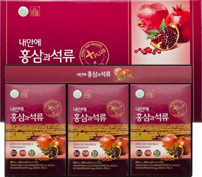 대동고려삼 내안에 홍삼과 석류 50ml x 30포 1박스