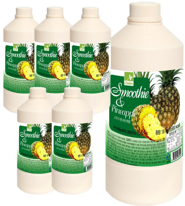 차그림 스무디 앤 파인애플 1.8kg, 6개