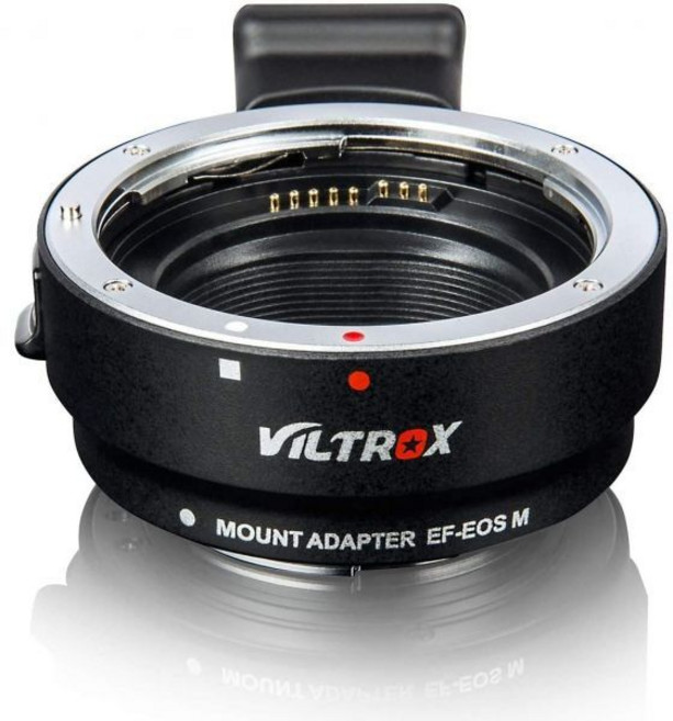 빌트록스 EF-EOS M2 오토 포커스 렌즈 어댑터 캐논 EF 마운트 렌즈용 0.71배 감속기 속도 부스터 EF-M 미러리스 카메라 EOS M3 M5 M6 M10 M50 M10, EF-EOS M, 1개