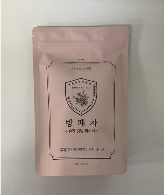 방패차 분홍이차 슈가컷팅레시피 돼지감자차 여주차 바나바잎 수국잎 건강차 티백 무당 슈가프리, 1.7g, 20개입, 1개