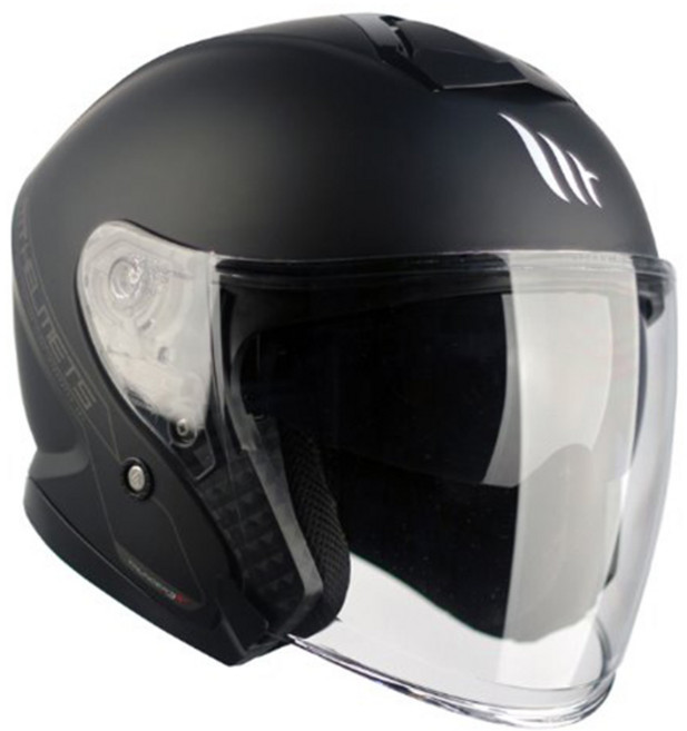 오토바이 헬멧-MT THUNDER 3 SV JET MATT BLACK, M