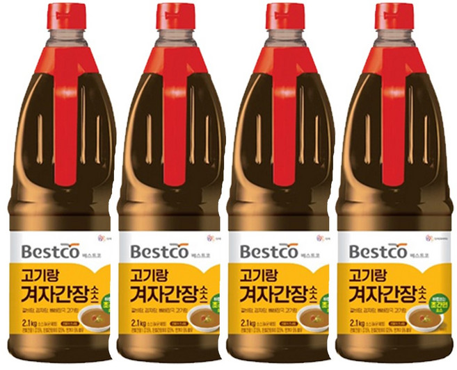 베스트코 고기랑 겨자간장소스, 2.1kg, 4개