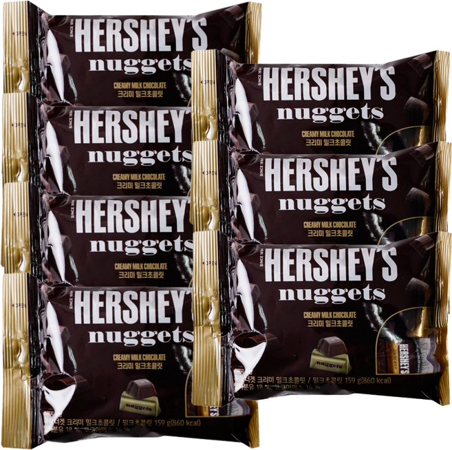 허쉬 너겟 크리미밀크, 159g, 7개