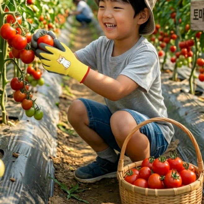 오하리 어린이 코팅목장갑