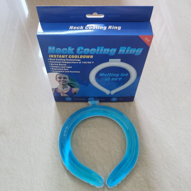 뉴프렐류드 아이스 넥쿨러 넥 쿨링 링, 1개, 블루
