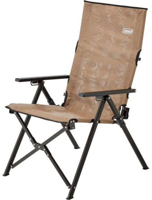 코울맨 Coleman 레이체어 메쉬 리클라이닝 접이식 하이백, 베이지/ (그레이지)