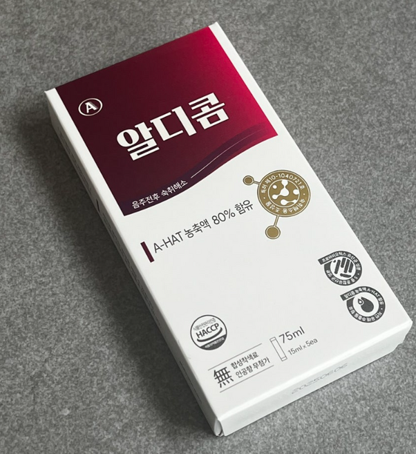 공식 숙취해소제 알디콤A 액상스틱형 5포입, 75ml, 2개