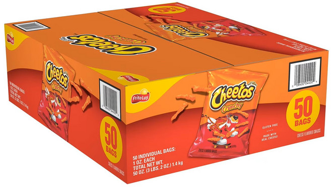 진짜 치즈 치토스 크런치 28.3g x 50개 프리토스 레이