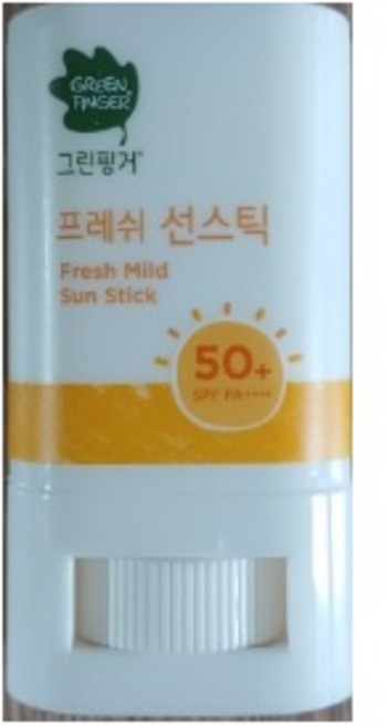 그린핑거 프레쉬 마일드 선스틱 SPF50+ PA++++, 15g, 1개