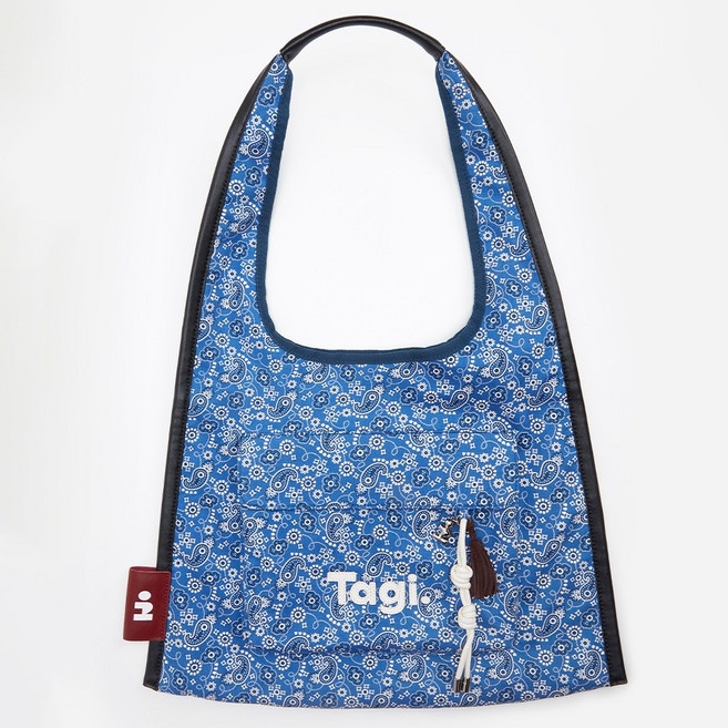 Tagi. hobo 페이즐리 대용량 캔버스 숄더백