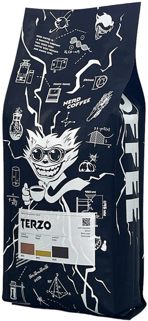 너드커피 떼르조 당일로스팅1kg 좋은 바디감 구운 견과류의 맛과향 블렌드 원두커피, 모카포트, 1개, 1kg