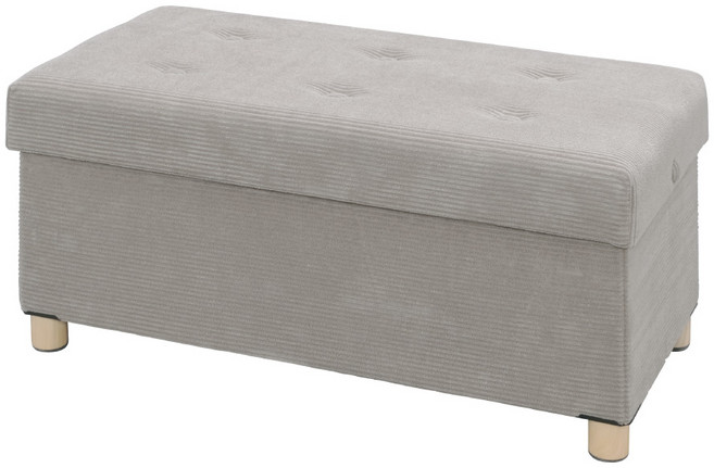 IRIS OHYAMA 愛麗思歐雅瑪 摺疊收納木腳長椅凳 ASSTW-76 灰色, 1件