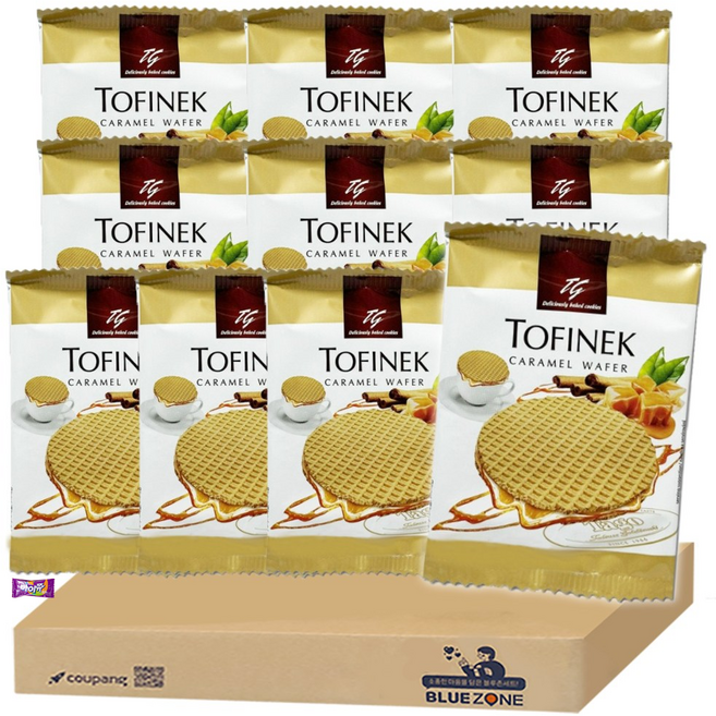 [블루존] 타고 폴란드 토피넥 카라멜 와플10개 (400g)