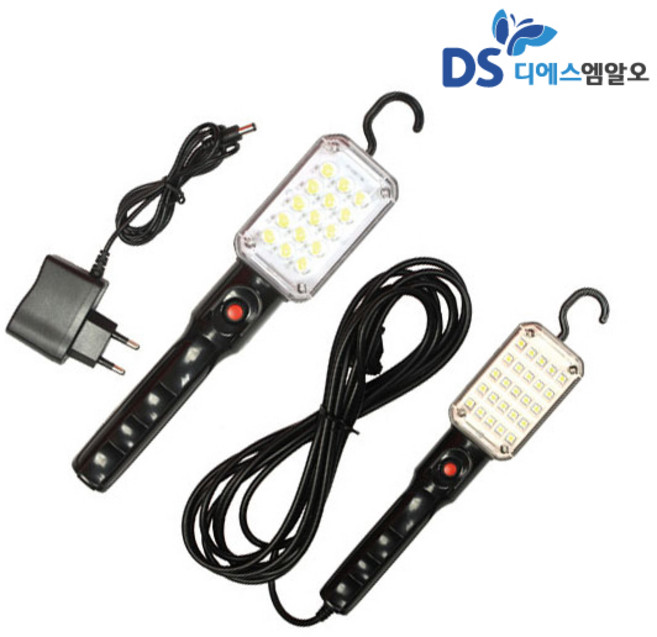 스마토 작업등 LED WS-301 충전식 코드식 랜턴, 1개