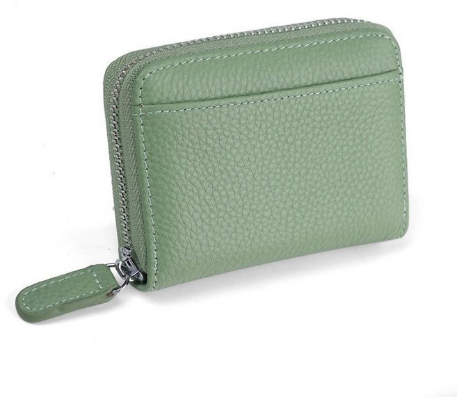 주니지니네 소가죽 해킹방지 카드지갑 아코디언 명함지갑