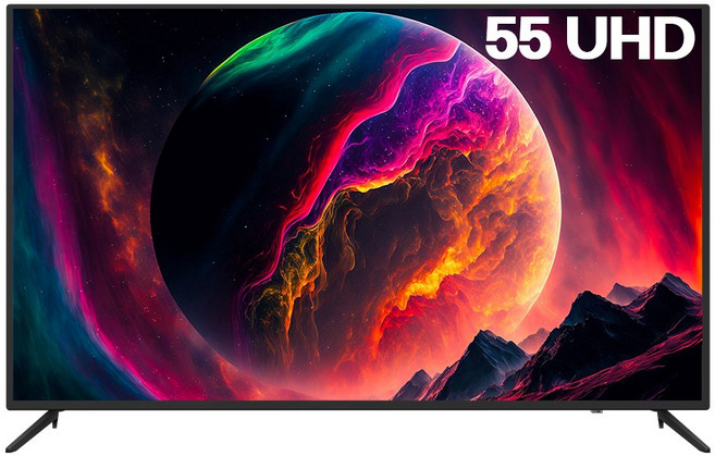 트루비 55인치 4K UHD VA패널 BU550 UHD TV, 택배 자가설치