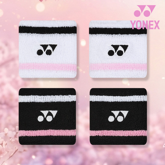 요넥스 손목밴드 262BN001U 2026 벚꽃에디션 손목아대 보호대 배드민턴 오남스포츠, 화이트