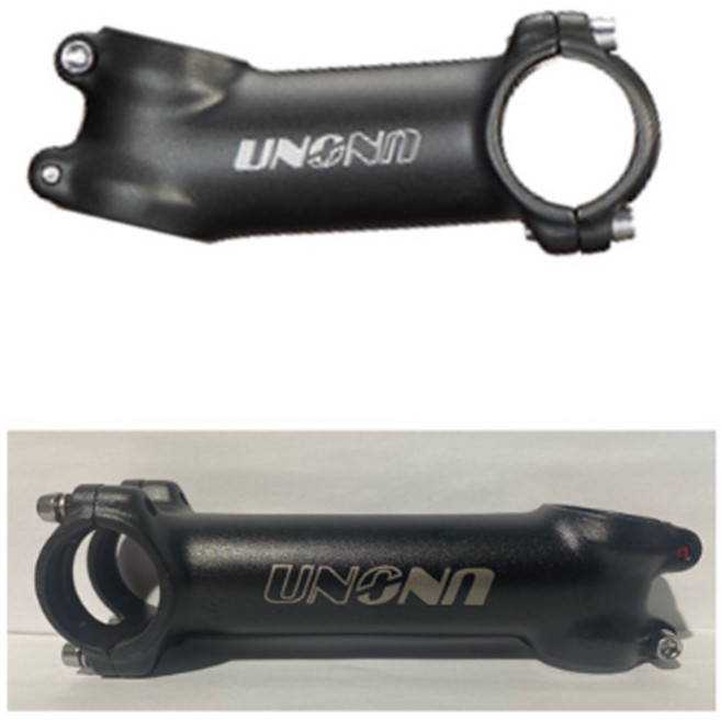 UNO 자전거스템 핸들 경량 우노 스템 핸들바 캘로이 AS007N 17도, 130mm, 1개