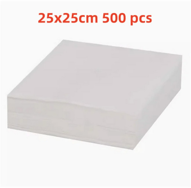 500pcs 화이트 라운드 suqare 대나무 기선 빵 종이 라이너 비 스틱 오븐 매트 바베큐 그릴 햄버거 패티 베