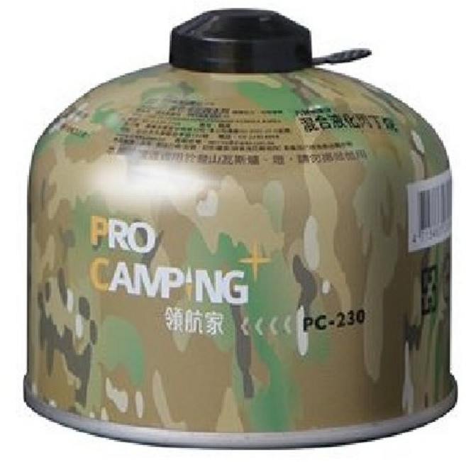 PRO CAMPING 領航家 高山瓦斯罐, 1個