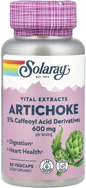 솔라레이 Solaray 아티초크 600mg 베지 캡슐 60정캡슐 1정당 300mg126086원산지:기타, 1개 - 쿠팡