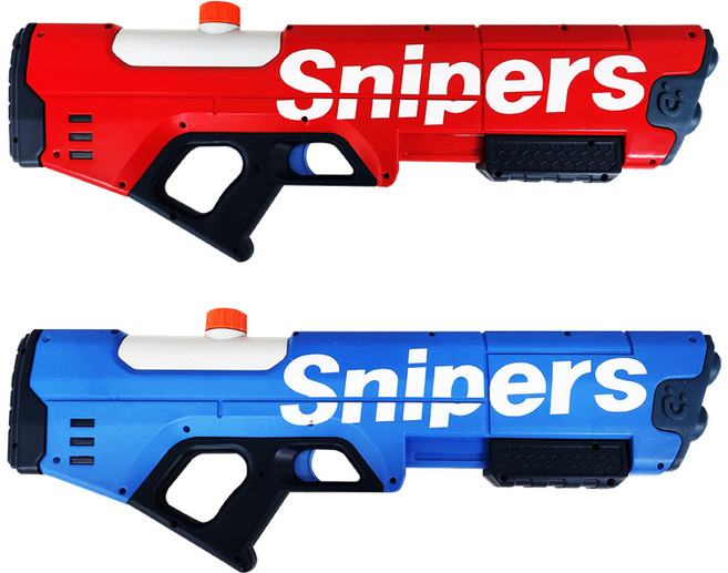 스나이퍼 워터건 고압 대형 물총 워터밤 대용량 물놀이, 블루, 1개