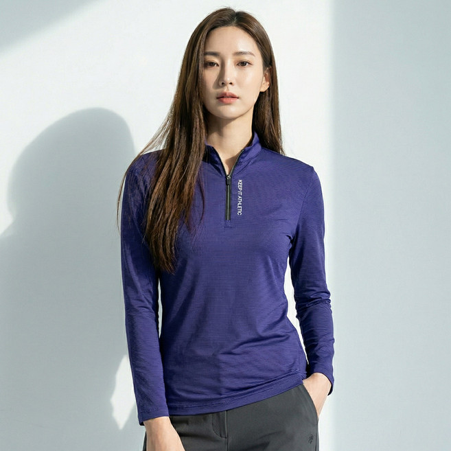 <투엘라> 여성 쿨링 집업 긴팔 티셔츠_등산 일상 아이스무드