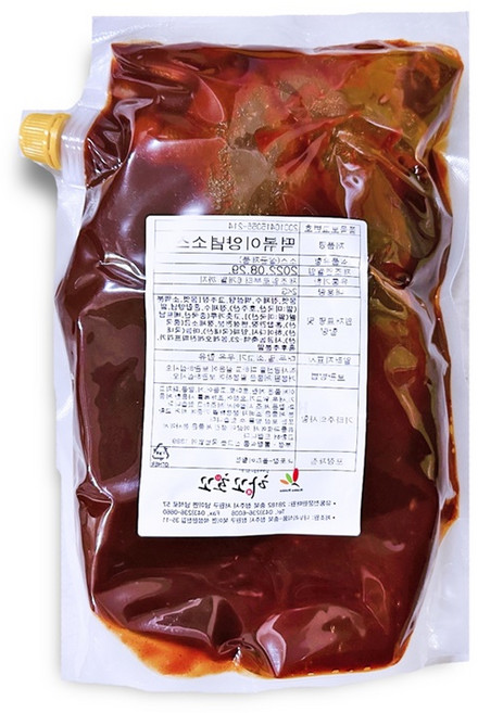 매콤달콤 떡볶이소스 양념 2kg, 1개