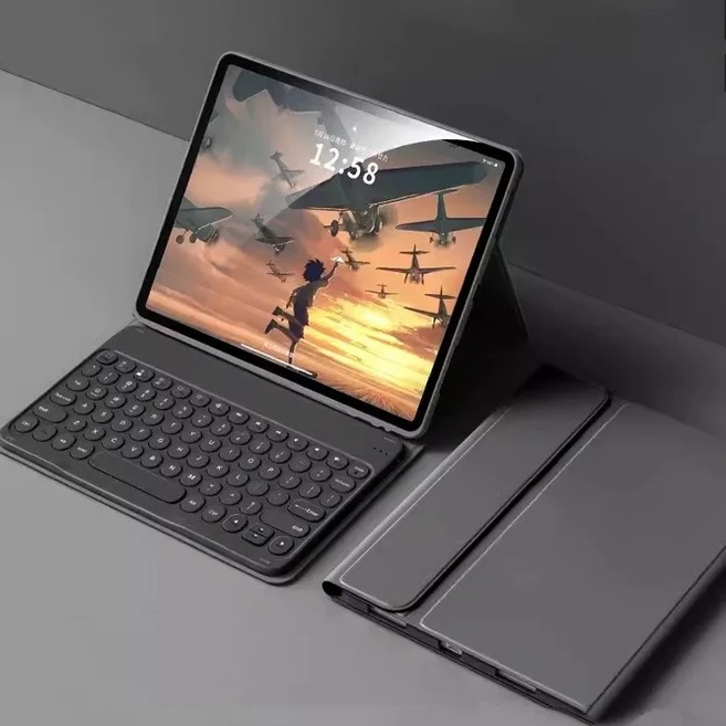 OnePlus Pad 3 2 Pro OnePlusPad3 OnePlusPad2Pro 13.2인치 스마트 자동 웨이크업 폴프라이드 스탠드 블루, 03 OPPO Pad 3 Pro 12.1, 01 Black 10in Keyboard