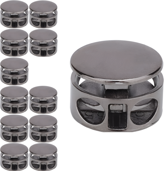 지노 끈조리개 코드락, 12개, 메탈