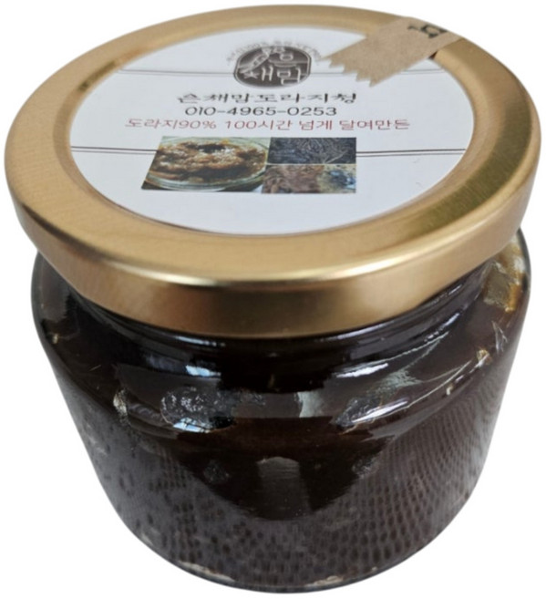 은채맘 도라지청 수제 배도라지청, 3개, 1개입, 270g