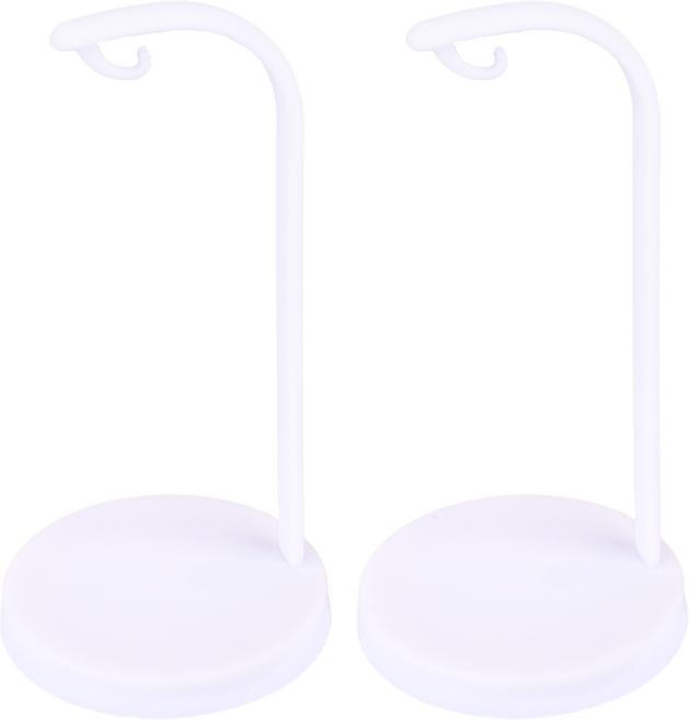 키링 거치대 러버마스코트 굿즈 진열대 캡슐토이 가챠 피규어 스탠드 [최애행거], 1세트