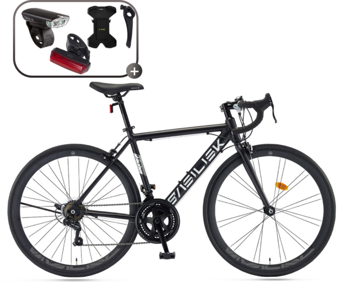 2026 삼천리 레스포 700C 바실리스크 로드자전거 알루미늄 프레임 14단 변속, 1개, 164cm, 블랙(무광/490)