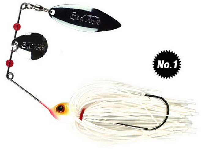 씨타임 스피너베이트 탠덤 더블윌로우 배스 하드베이트 루어 낚시 7g, 1개, 10g, 씨타임 Sbait 탠덤 01