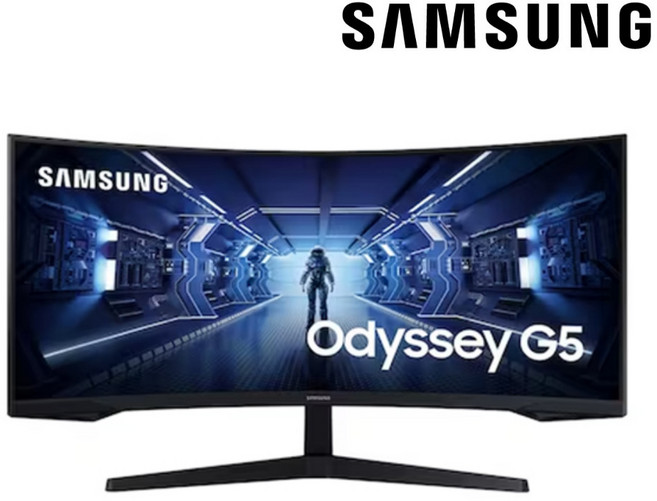 삼성전자 86.4cm QHD 오디세이 G5 커브드 게이밍 모니터, C34G55T
