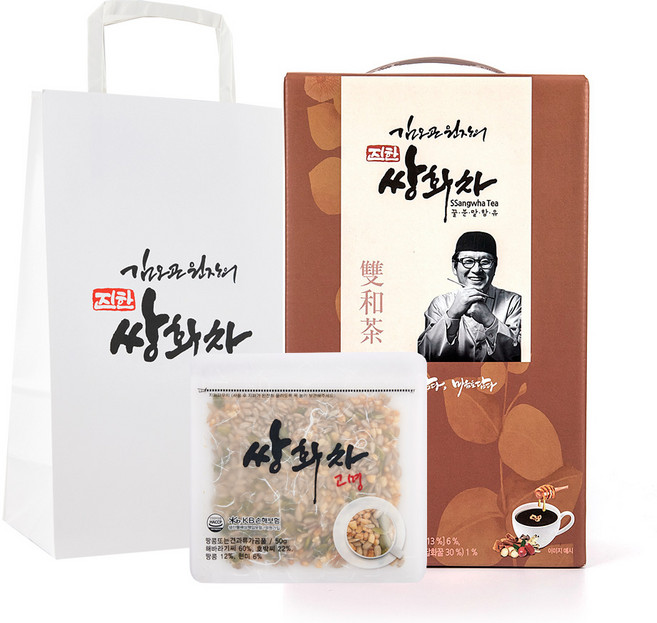 티프렌 김오곤원장의 진한 쌍화차 15g x 50p + 선물용 쇼핑백, 50개입, 1개