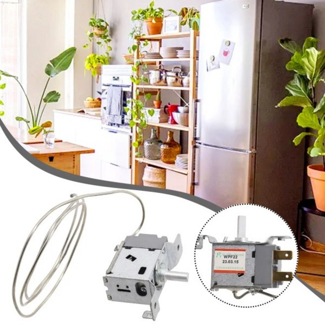 냉장고 온도 조절기 WPF22 2핀 주택 개조 금속 기계식 범위 -3 ° C-20번 C, 01 CHINA, 1개