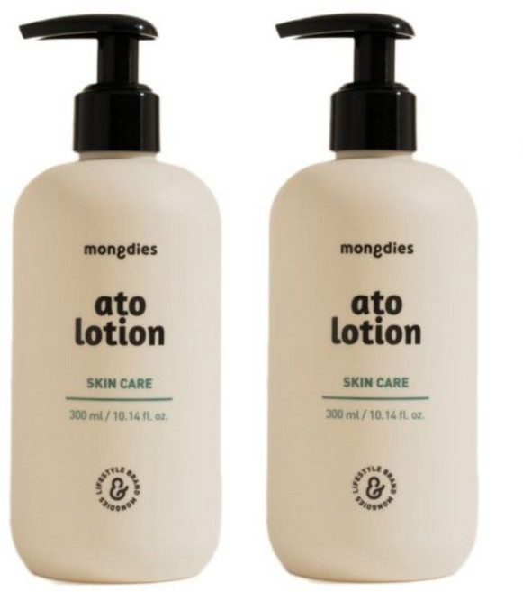 (리뉴얼) (핵심성분 용량증가) 1+1 몽디에스 베이비 아토로션 2세대 펌프형 300ml x 2개