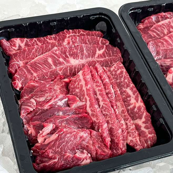 농가살리기 1등급 한우 특수부위 한판 (제비추리+갈비살+부채살), 1박스, 500g